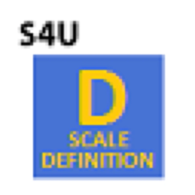 s4u Scale Definition-重设贴图比例